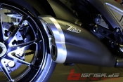 ZARD Slip-On Ducati Diavel / Black mit Alu-Endkappe