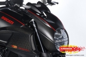 Ilmberger Ducati Diavel Lampenmaske/Scheinwerferverkleidung