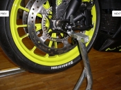 GILLES Achsprotektor-Kit vorne Ducati Multistrada 1200