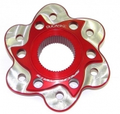 DUCABIKE Ducati Kettenradflansch (PC6F01) Alu-blank 1F