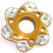 DUCABIKE Ducati Kettenradflansch (PC6F01) Alu-blank 1F