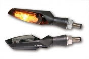 KOSO LED-Blinker MARS - Alu schwarz/getnt (Paarpreis)