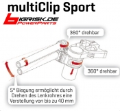 ABM multiClip Sport Kit 55/0-40mm BMW S1000R RR (2009-2014) HP4