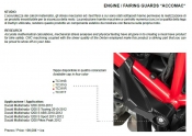 CNC-Racing Crashpads (TC310) Ducati Hyperstrada -motard 821 939