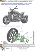 CNC-Racing Zahnriemenrad Aluminium (PU100) Ducati XDiavel