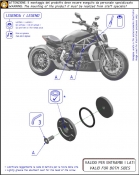 CNC-Racing Rahmenstopfen Kit (TT538BS) Bicolor XDiavel