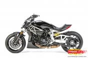 ILMBERGER-Carbon Beltabdeckung (2-teilig) glanz - Ducati XDiavel