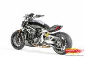 ILMBERGER-Carbon  Abdeckung unterm Rahmen links glanz - Ducati X