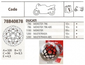 Brembo Bremsscheibe Oro 320mm vorne (78.B408.78) 1 Stck Ducati