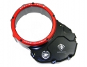 DUCABIKE Kupplungsgeh�use (CCDV01) Alu gefr�st (Sichtfenster)