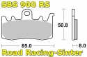 SBS 900RS Road Racing Sinter Bremsbelag (front)