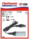 Optimate (O120) Lampe mit Batterie- Fahrzeug-Check (SAE-Stecker)