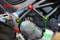 CNC-Racing Rahmendeckel klein (TT349) Ducati Multistrada 1260