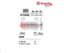 Brembo Bremsbelag (07GR90SA) SA Sinter Sport  Front